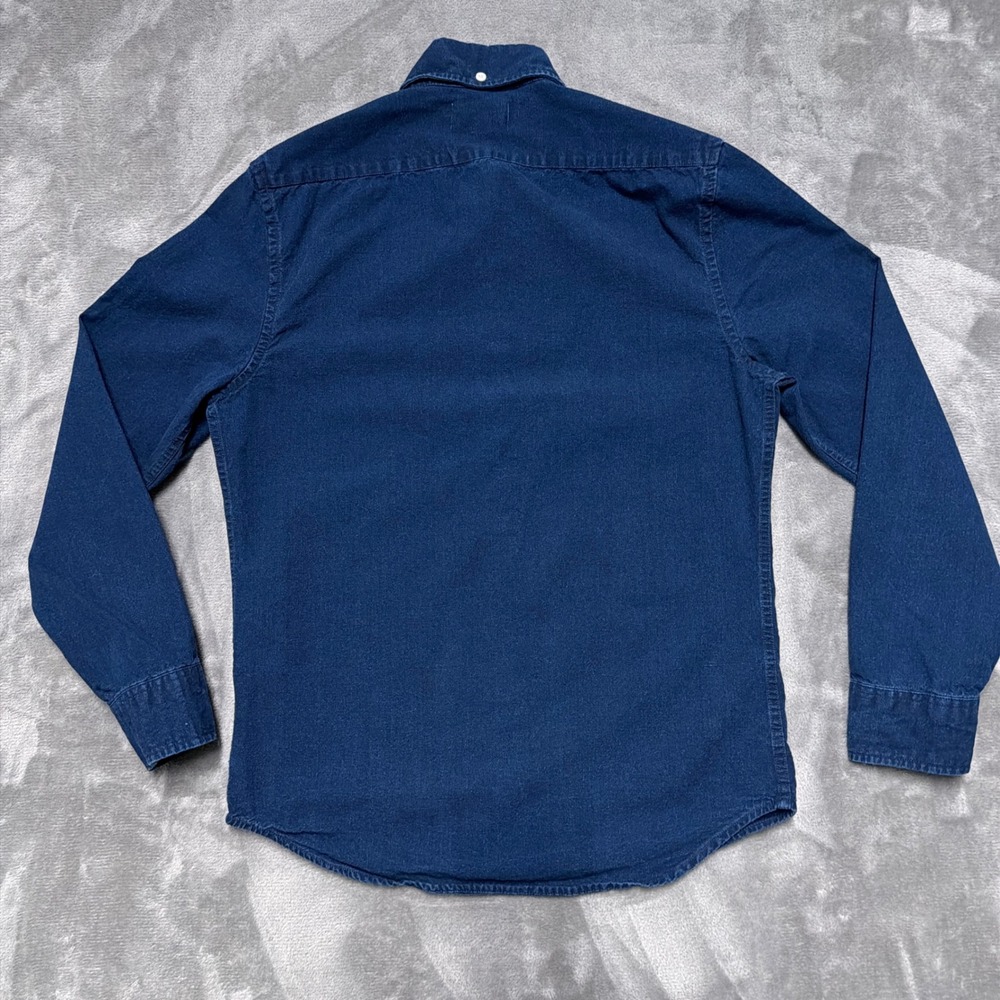 Taylor‎ Stitch The Jack Shirt Mens 36 XS Blue Organic Cotton Indigo Button Down - Picture 2 of 10